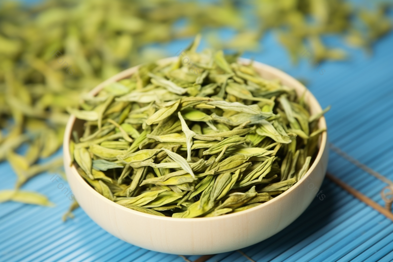 一小碗中国春茶绿茶干叶高清摄影图,高清,摄影图,摄影图片,图片大全,摄影图免费下载